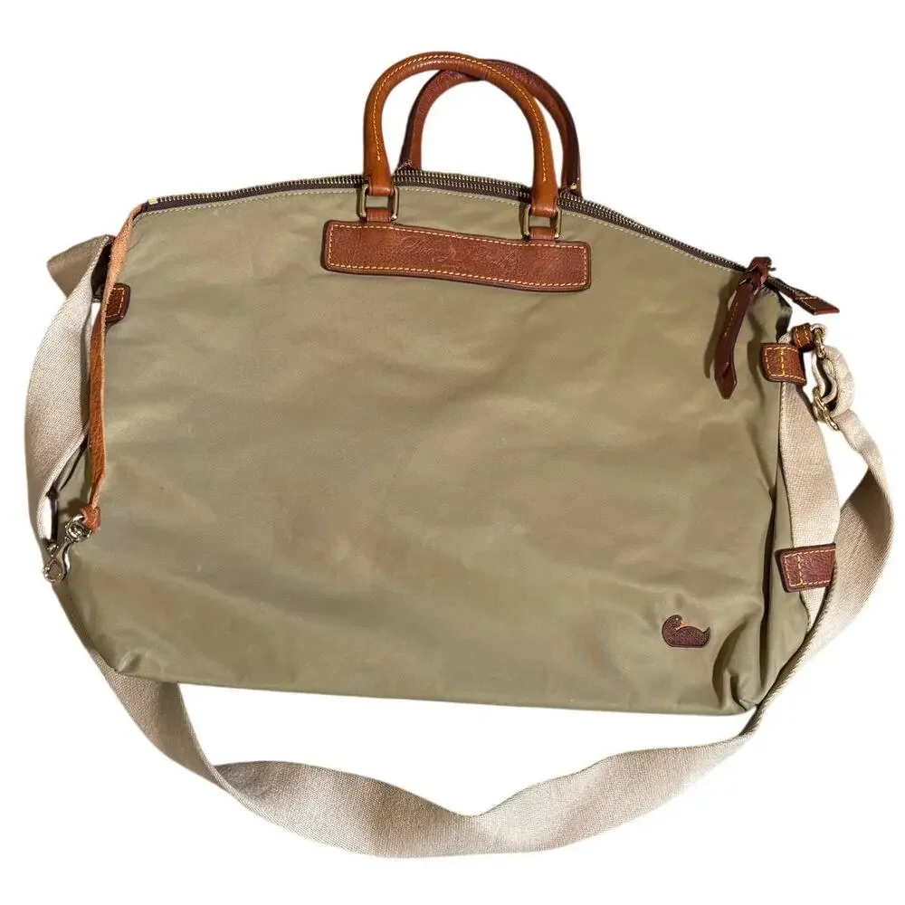 Large Dooney and Bourke Nylon Juliette Satchel - Picture 2 of 11